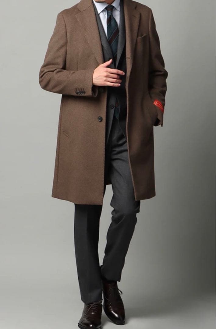 ユニバーサルランゲージ PIACENZA チェスターコート - メルカリ