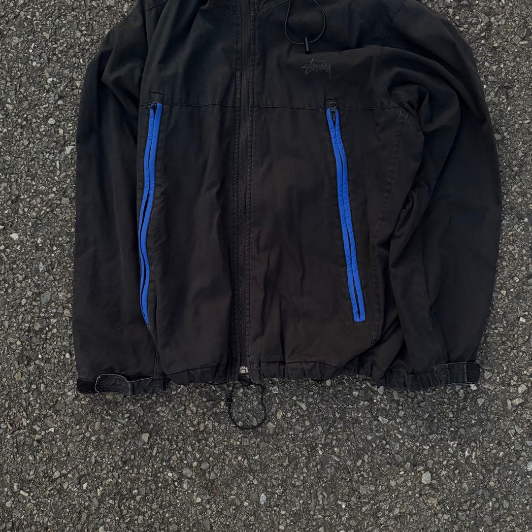 希少❗️】テック系 90s old stussy マウンテンパーカー 黒 M - メルカリ