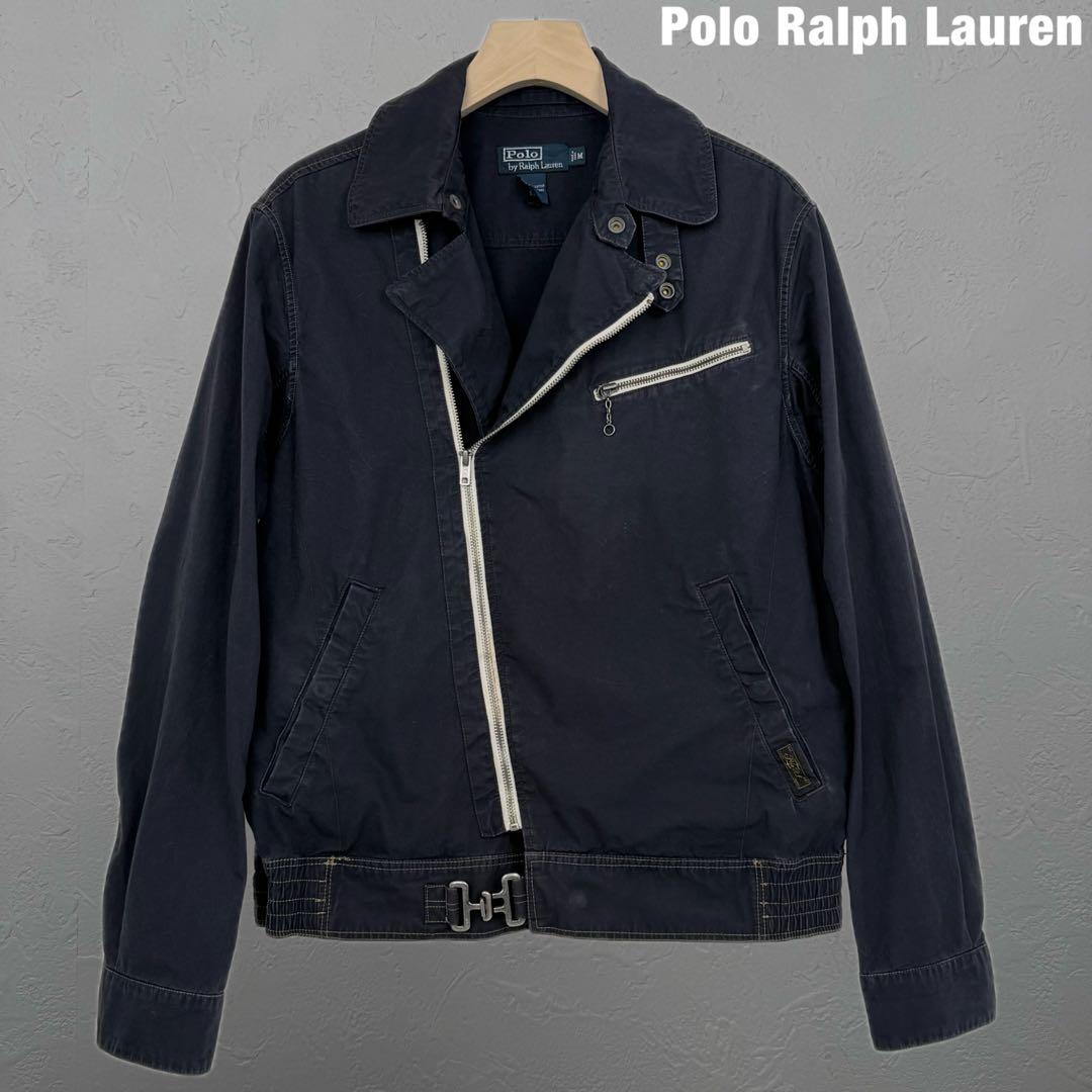 ポロ ラルフローレン 90s ビンテージ コットン ダブル ライダース