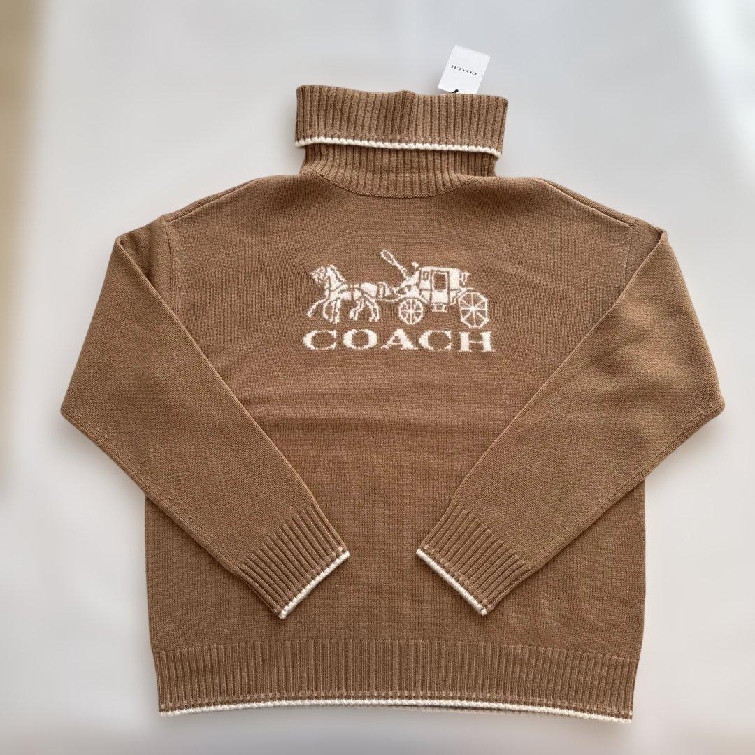 コーチ　タートルネックセーター　ウール素材　メンズM ホース&キャリッジ 公式】COACH – コーチ | ホース アンド キャリッジ タートルネック