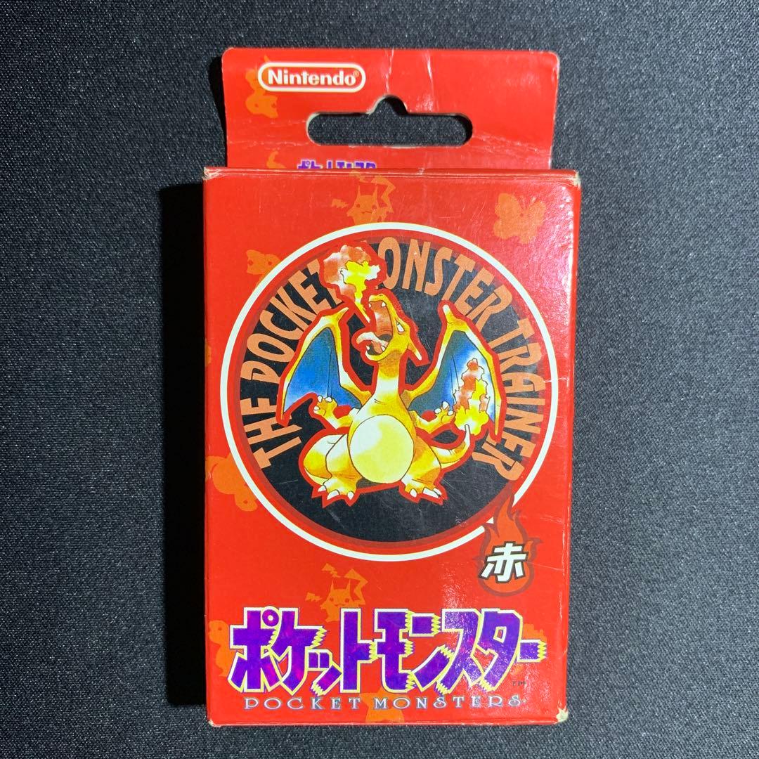 ポケットモンスター トランプ 赤 リザードン Pokemon ポケモン　希少 リザードン ポケットモンスター ポケモン 赤 トランプ 初期 任天堂
