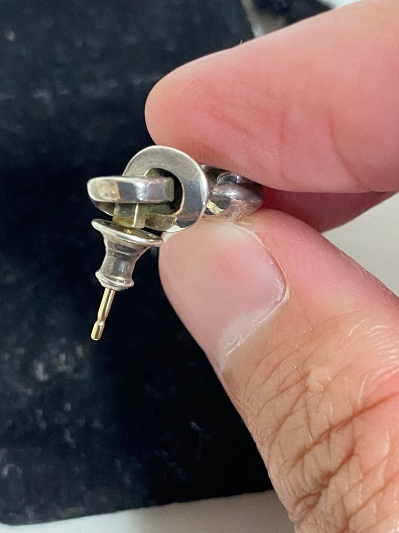 希少 クロムハーツ ピアス右 I heart you knot インボイス原本 - メルカリ