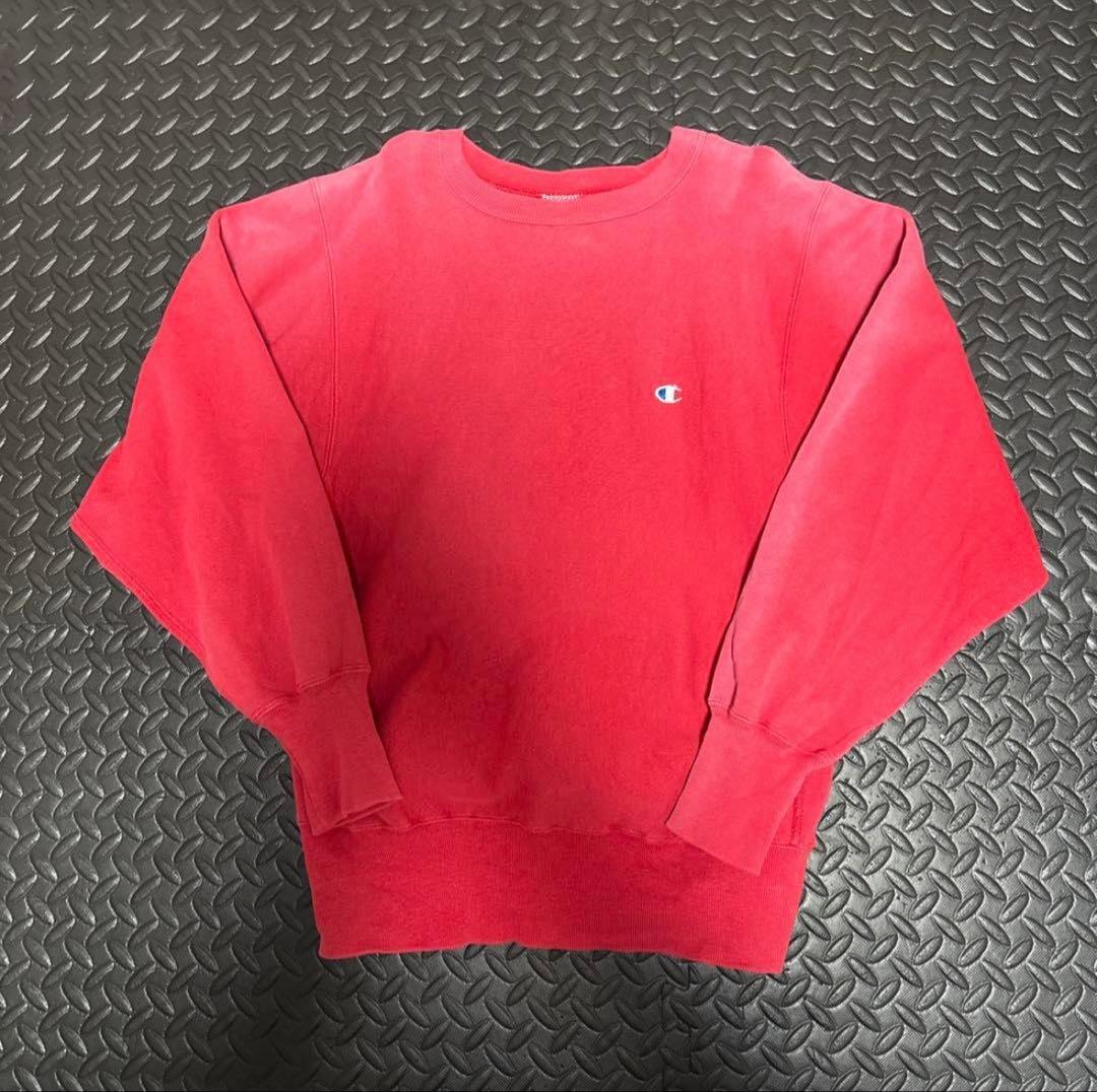 90s チャンピョン Champion リバースウィーブ　スウェット　刺繍タグ 美品90s刺繍タグチャンピオンUSA製リバースウィーブスウェットLブルー