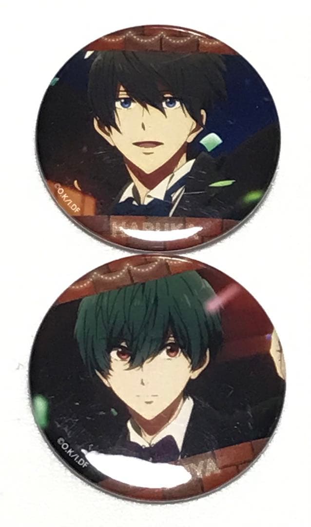 七瀬遙＆桐嶋郁弥 缶バッジ Free!-Dive to the Future- - メルカリ