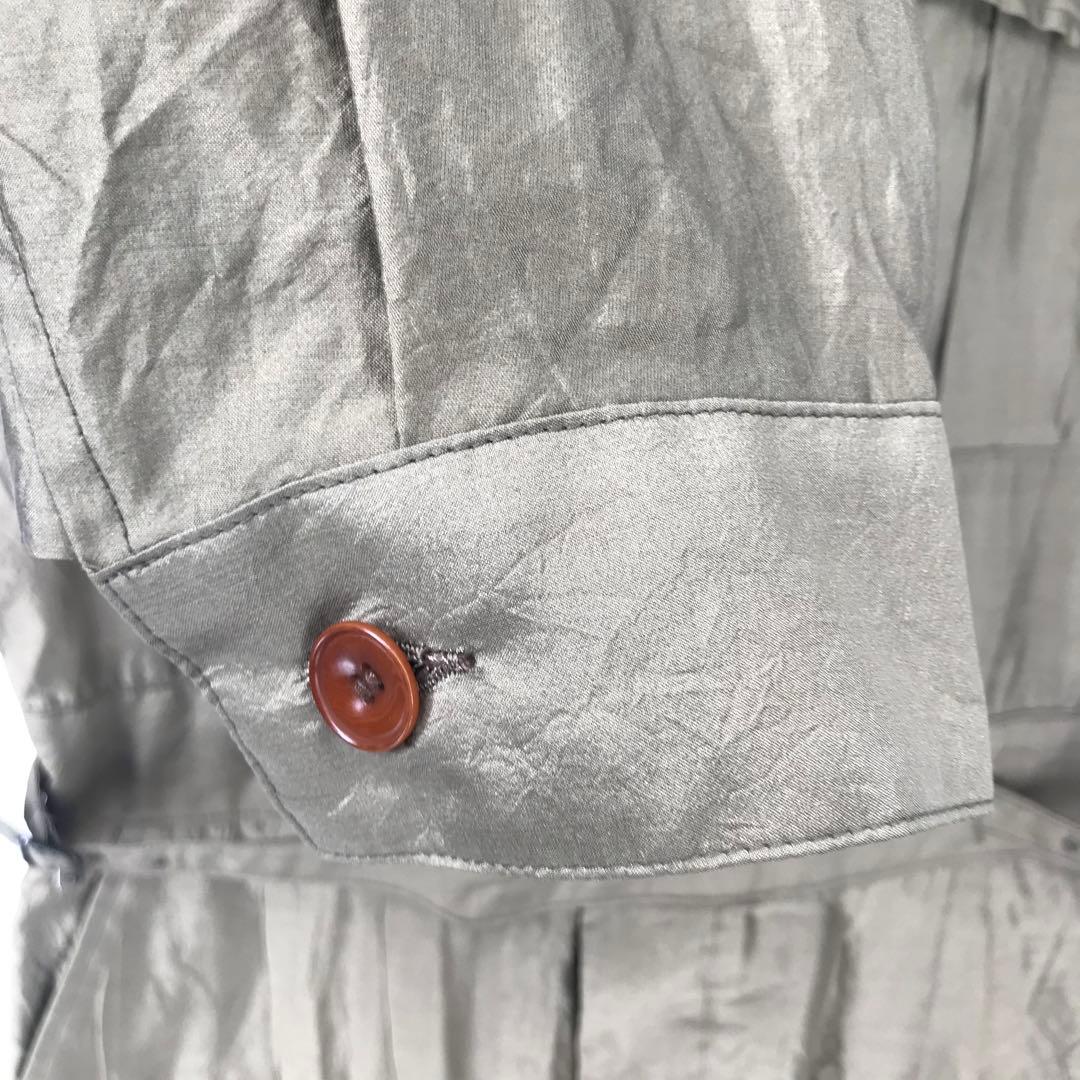 ハバーサック オールインワン つなぎ L シルク100% カーキ - メルカリ