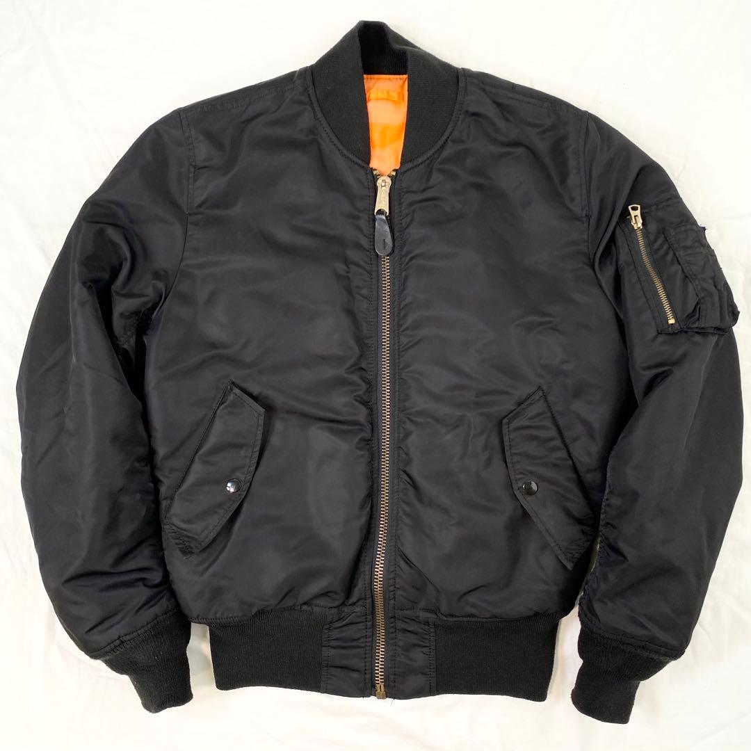 Archive ALPHA MA-1 短丈 フライトジャケット ブラック - メルカリ