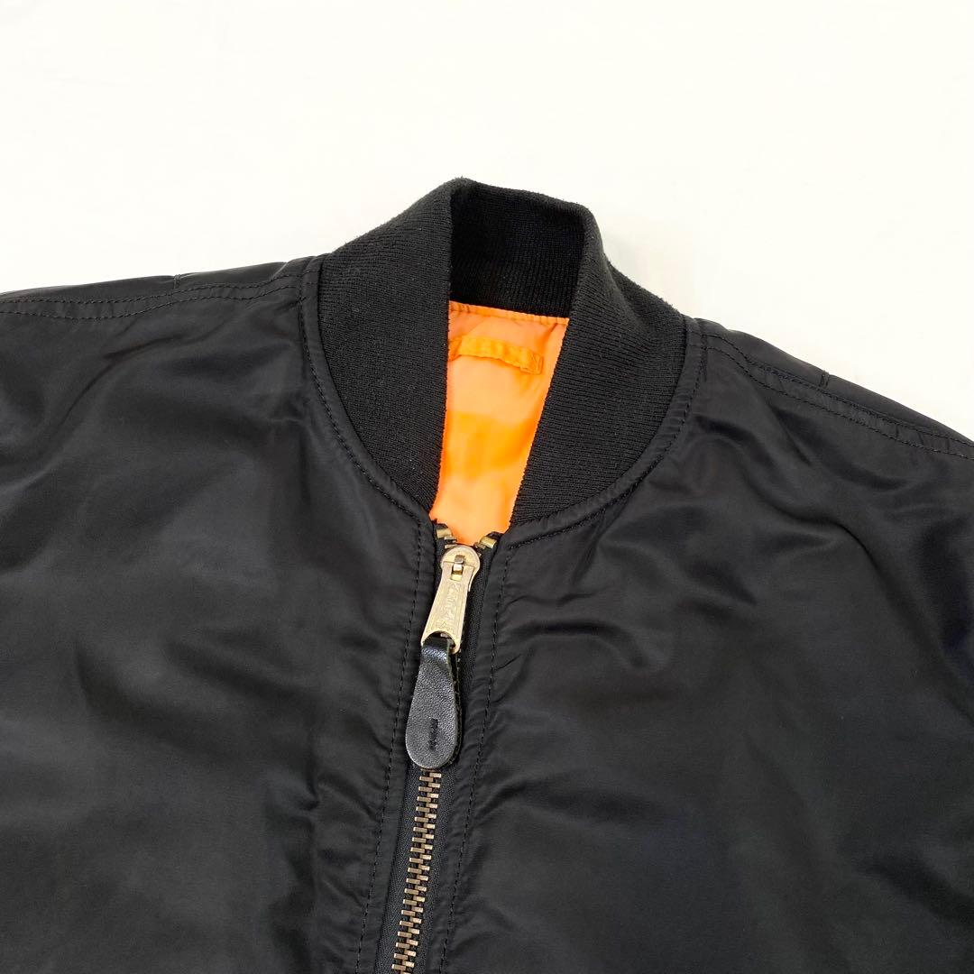 Archive ALPHA MA-1 短丈 フライトジャケット ブラック - メルカリ