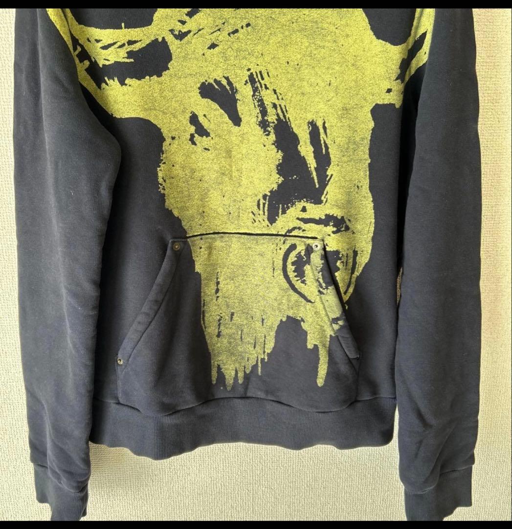 MCQアレキサンダーマックイーン プリント フーデットパーカー メンズ