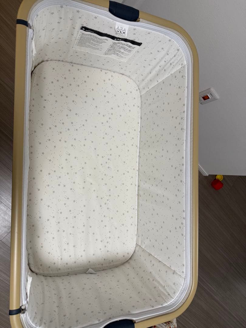 たそ様専用☆HZDMJ ベビーベッド カーキ ベージュ 美品 - メルカリ