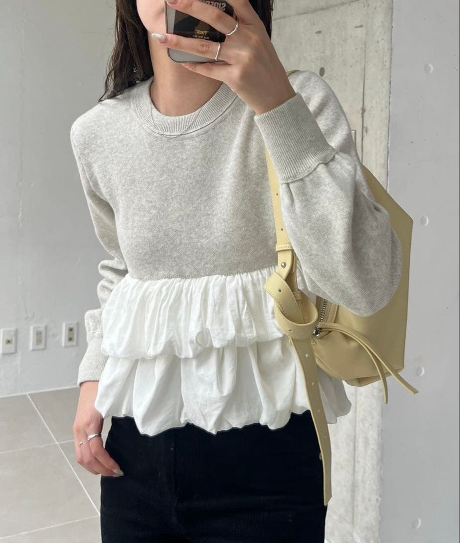 CAPRICIEUX LE'MAGE バルーンティアードプルオーバー - メルカリ