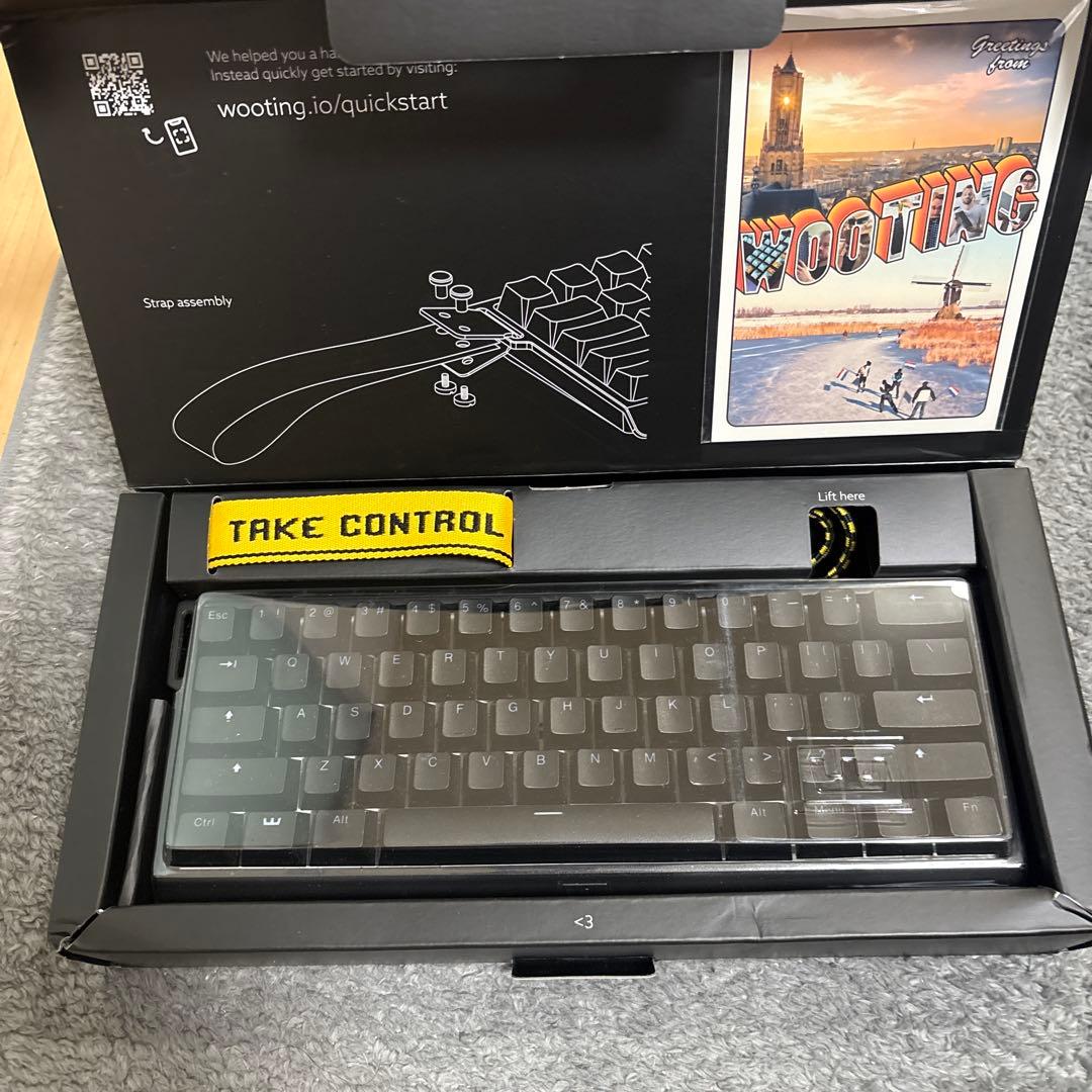 WOOTING 60HE キーボード 本体 ラピッドトリガー機能搭載ゲーミングキーボード「Wooting 60HE」