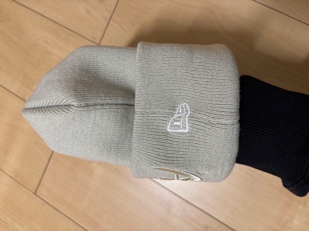 Supreme ニット帽 Blackletter Beanie \"Stone\"