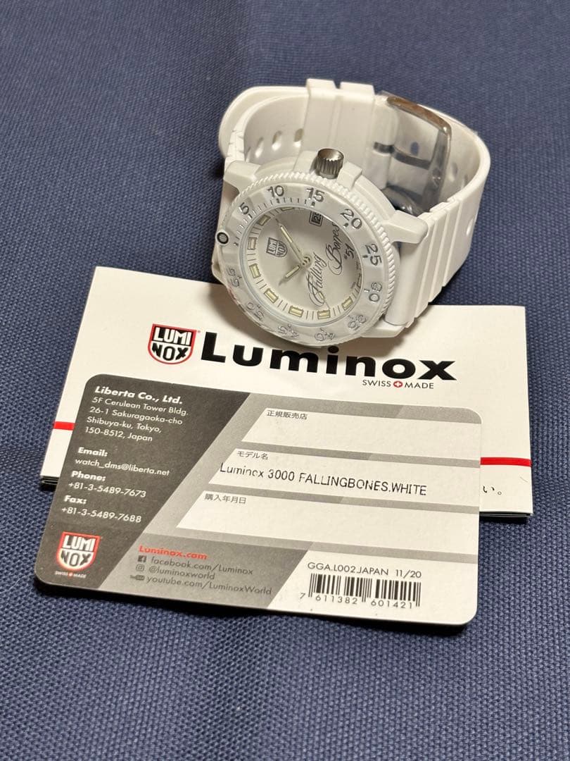 時計 Luminox 3000 Falling Bones White 🔥 Luminox 3000 Falling bones set (Black/ White) limited edition