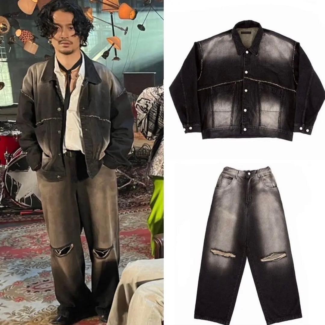 King Gnu 常田大希着用 デニムジャケット&パンツ - メルカリ