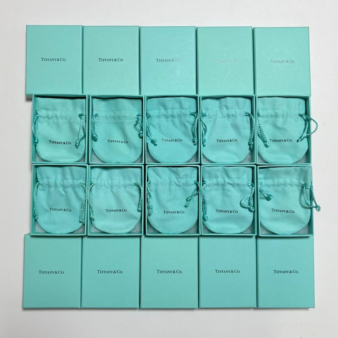 美品 ティファニー 巾着袋 空箱 10個セット 保存袋 アクセサリー入れ
