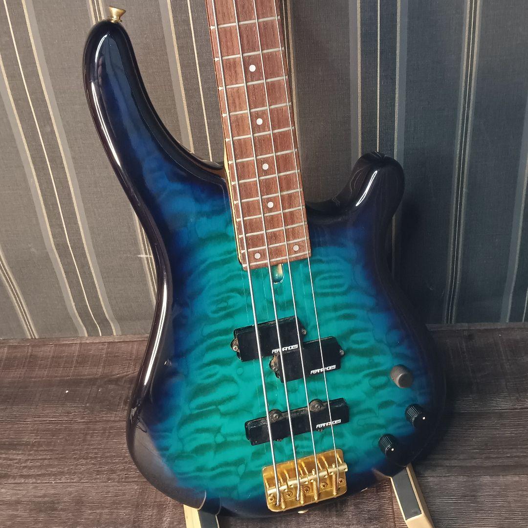 Fernandes FRB-40 PJ シースルーグリーン エレキベース - メルカリ