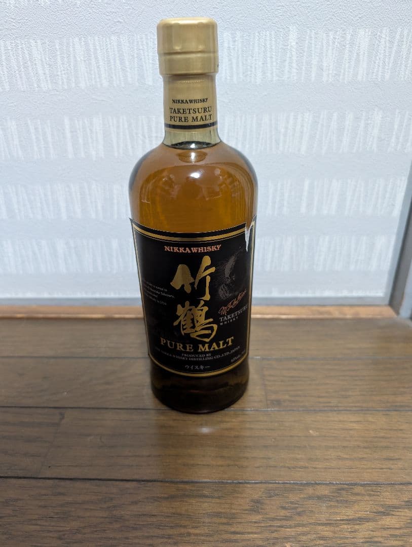 ニッカウイスキー 竹鶴 ピュアモルト 700ml 旧ラベル - メルカリ