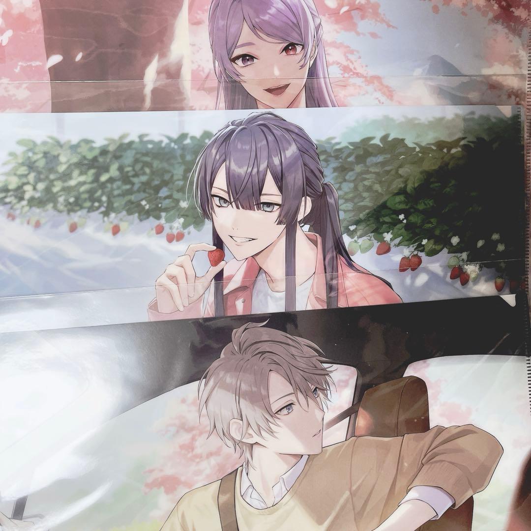 新品 にじさんじ VΔLZ ローソン クリアファイル 甲斐田 長尾 弦月