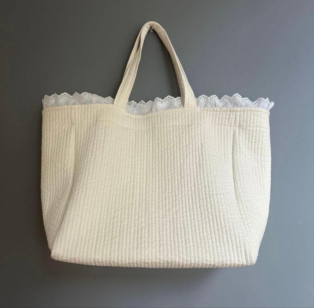 rose様☆コットンレース付きヌビバッグ Dusty Rose Nik