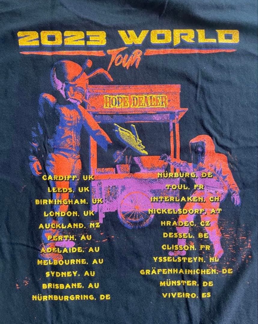 PAPA ROACH 2023 WORLD TOUR Tシャツ - メルカリ
