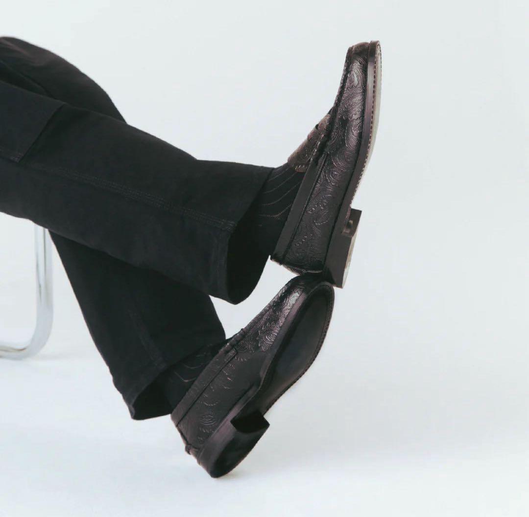 The Kenford Fineshoes 全面ペイズリー ローファー 25cm - メルカリ