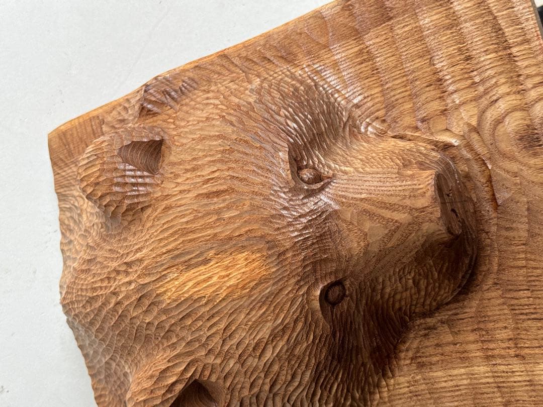 た*い様 木彫り 熊 ガラス目 民芸品 工芸品 伝統工芸 アイヌ 八雲