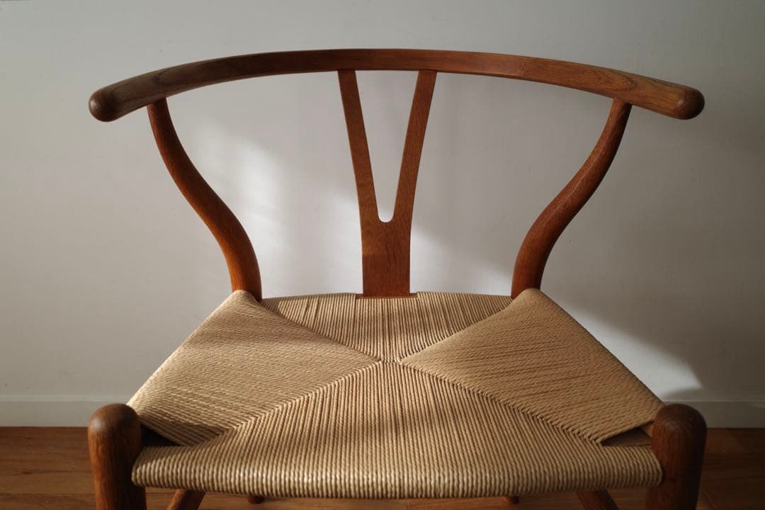 極美品【ヴィンテージ yチェア】オーク ペーパーコード新品 - メルカリ