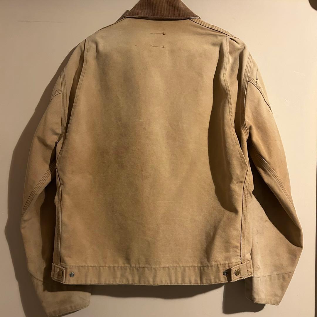 裏地なし】Carhartt デトロイトジャケット ブラウン 激シブ USA製