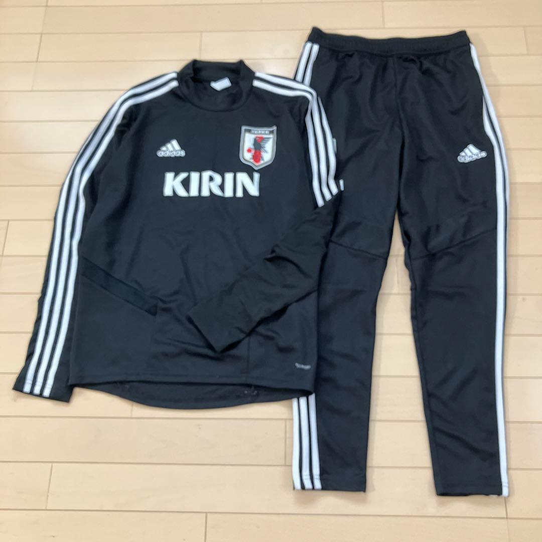 7.6 アディダス サッカー 日本代表 JFA ジャージセットアップ ブラック