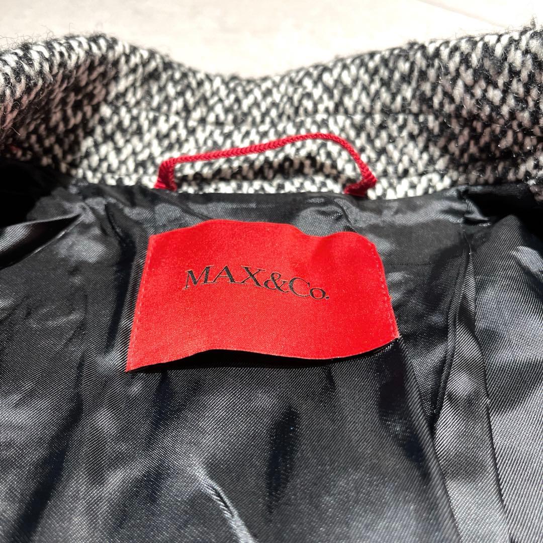 週末限定価格！MAX&Co.☆ツイードチェスターコート ダブル ロング丈