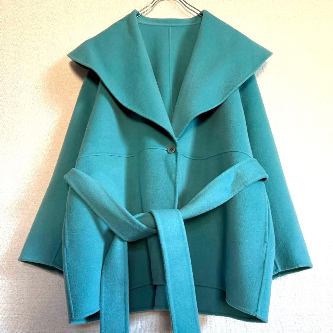 未使用級☆22AW完売品☆Plage☆ハミルトンワイドカラーショートコート