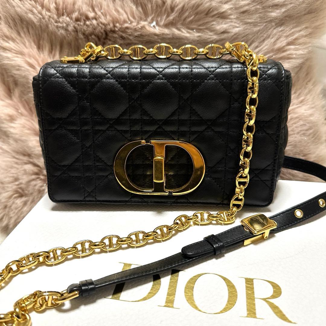 Dior Caro スモール ブラック ディオール カロ ショルダーバッグ