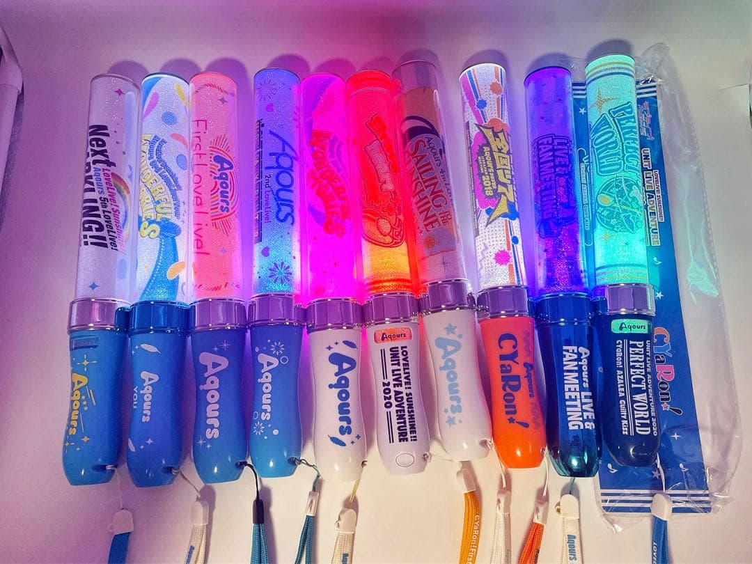 ラブライブ Aqours ペンライト 10点セット - メルカリ