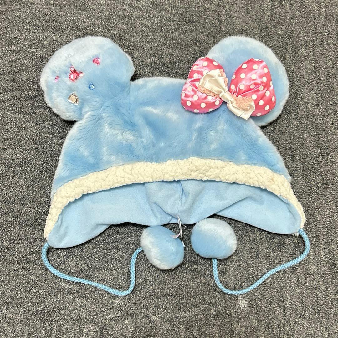 ディズニー ファンキャップ ミニー 水色 - メルカリ