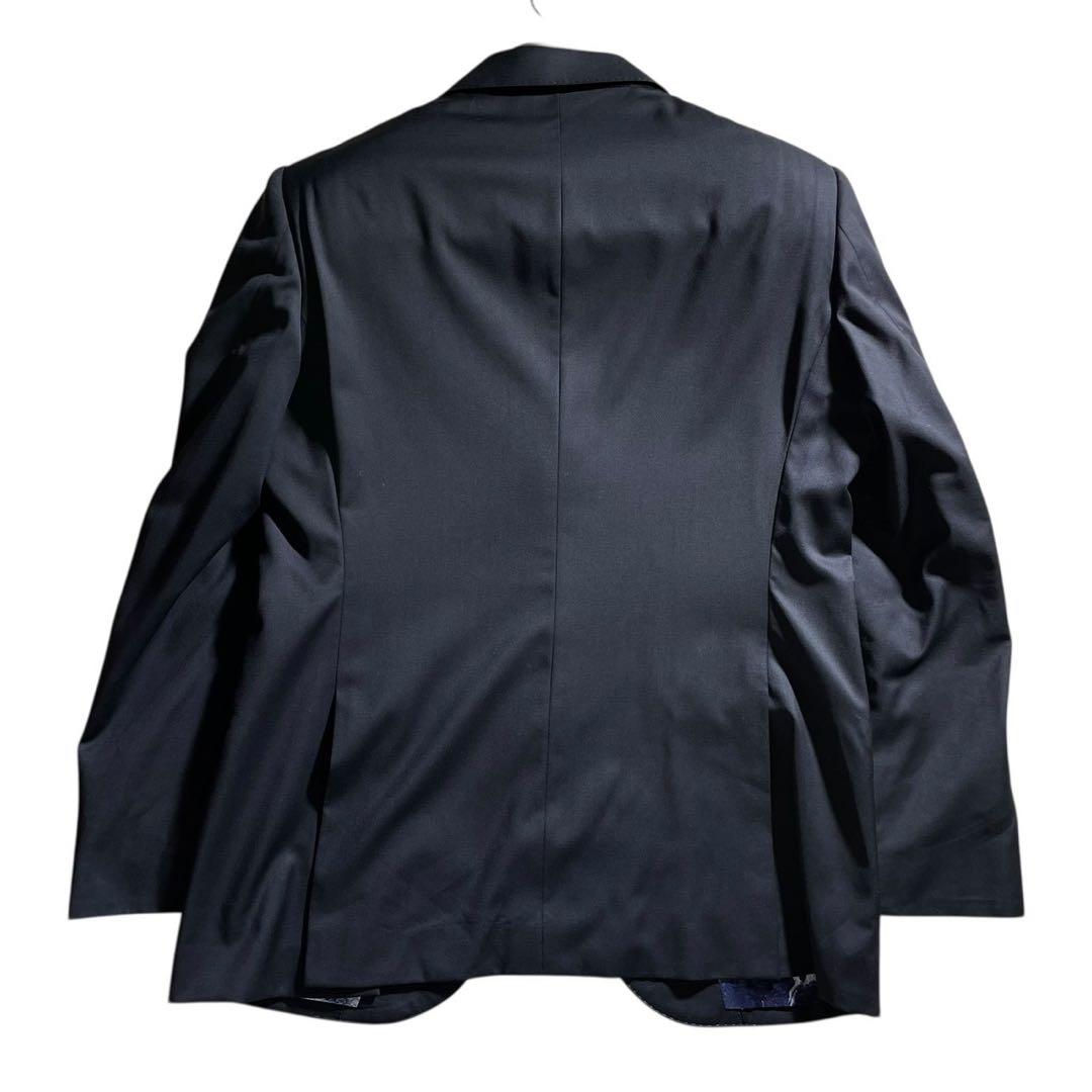 極美品 REDA 3ピース スーツ 裏地蛇柄 ネイビー イタリア生地 水牛