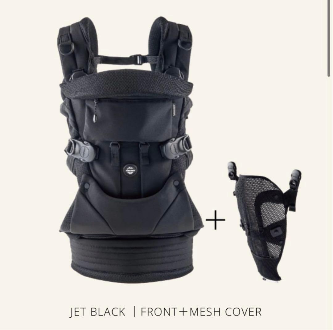 抱っこ紐 エアバギー AIRBUGGY(ブラック) - メルカリ