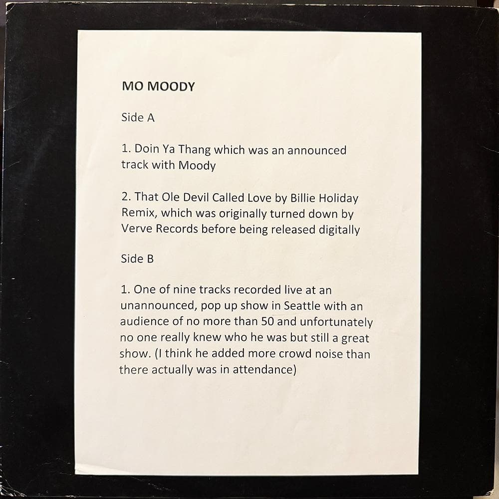 洋楽 Mo Moody / Oliver $ / Moodymann Moodymann: Moodymann Vinyl 2LP – TurntableLab.com