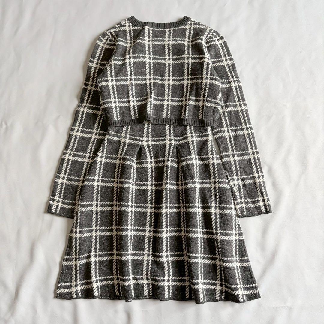 美品 ハーリップトゥ Pantheon Checked Knit Dress S - メルカリ