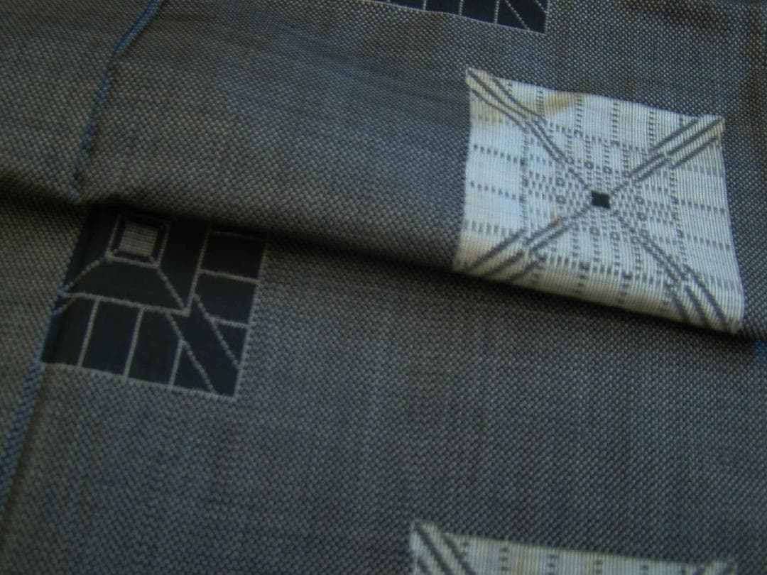 創作用 本場 奄美 龍郷 大島紬・泥染 白大島 正絹 計3枚 セット Vs531