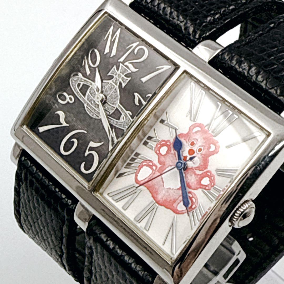 幻級✨ ヴィヴィアンウエストウッド ダブルフェイス オーブ ベア 本革