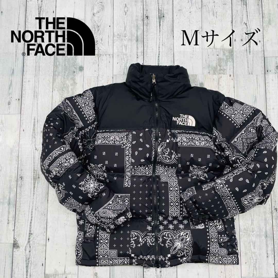 ♦️未使用に近い♦️THE NORTH FACE バンダナ柄ダウンジャケットM