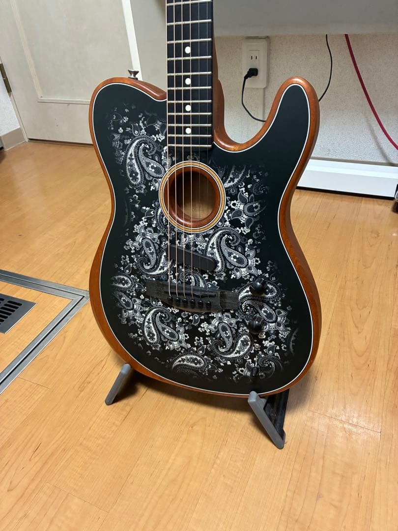 ギター American Acoustasonic Black Paisley Limited Edition American Acoustasonic® Jazzmaster®, Black Paisley