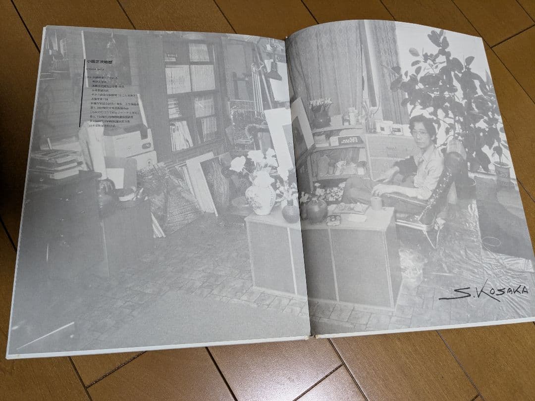 小阪正次 花瓶と花 F4 絵画と画集本