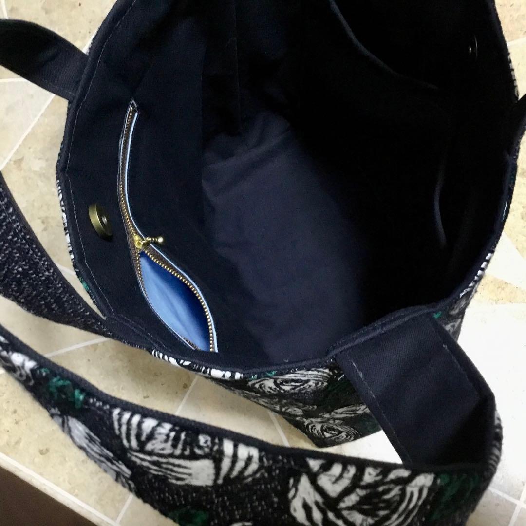 ミナペルホネンrosy ネイビー 2Way肩掛けショルダーバッグハンドメイド