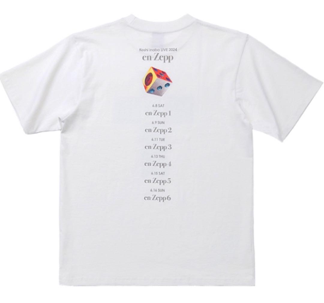 稲葉浩志 Koshi Inaba en-Zepp Tシャツ ホワイト - メルカリ