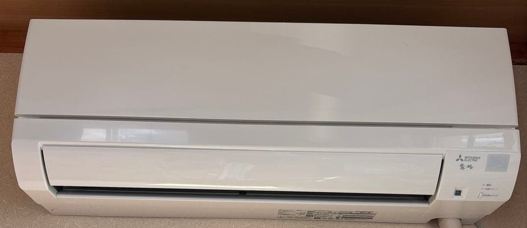5*k様 三菱エアコン霧ケ峰2022製 MSZ-GE2221耐重塩害使用ほぼ新品 三菱 霧ヶ峰 GVシリーズ ルームエアコン MSZ-GV2522-W | エアコン設置