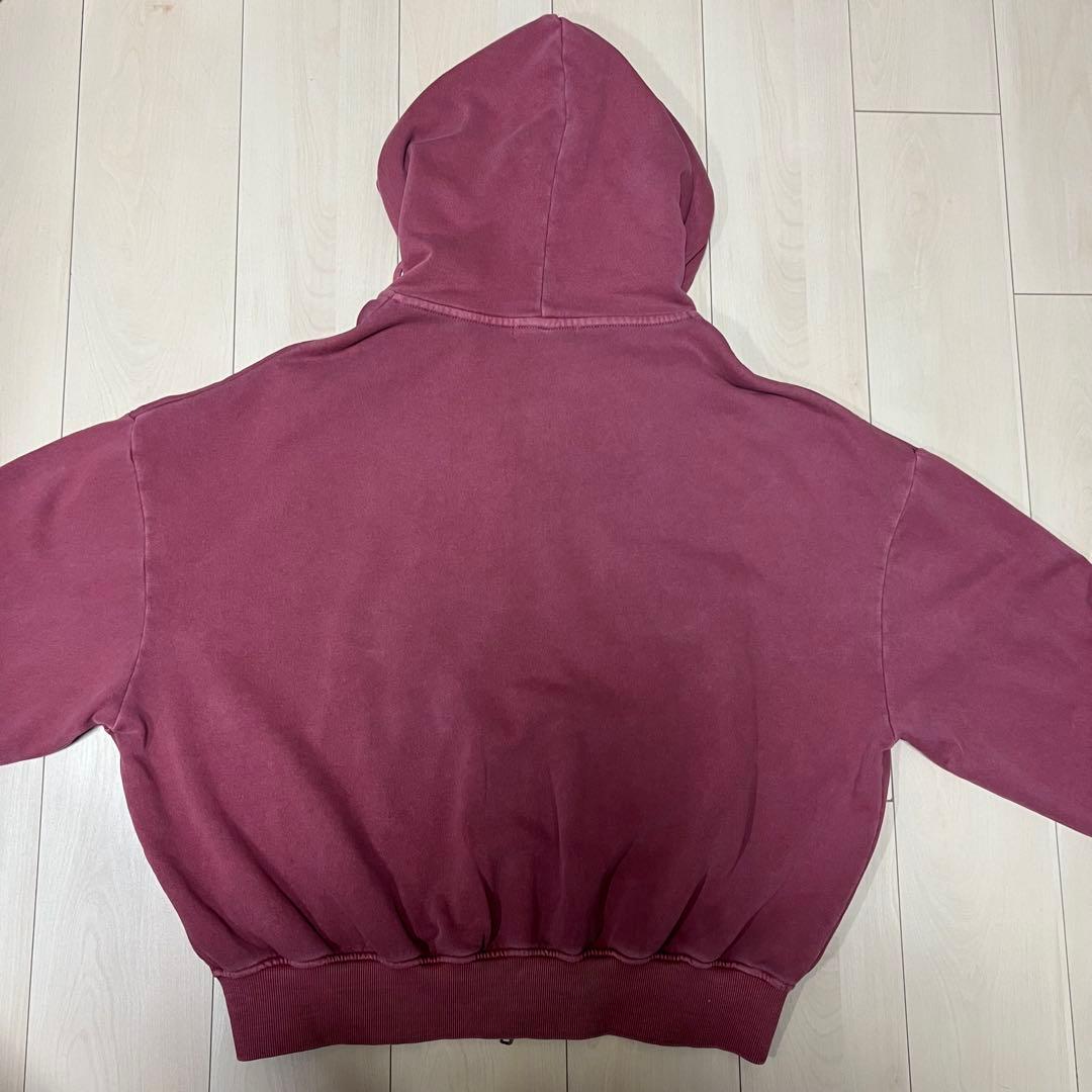 ペル様専用】ADAMASTE ピンク ダブルジップショートフーディー【短丈