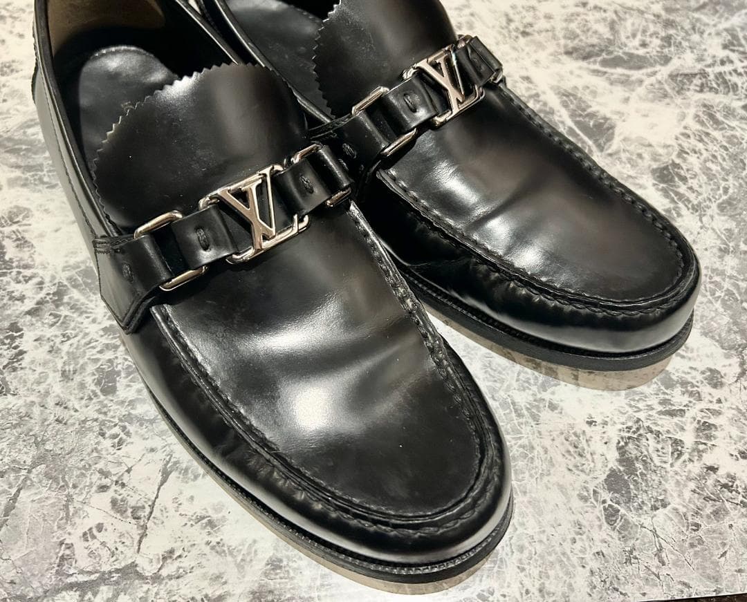 LOUIS VUITTON ローファー 革靴　サイズ6　1/2　25.5cm