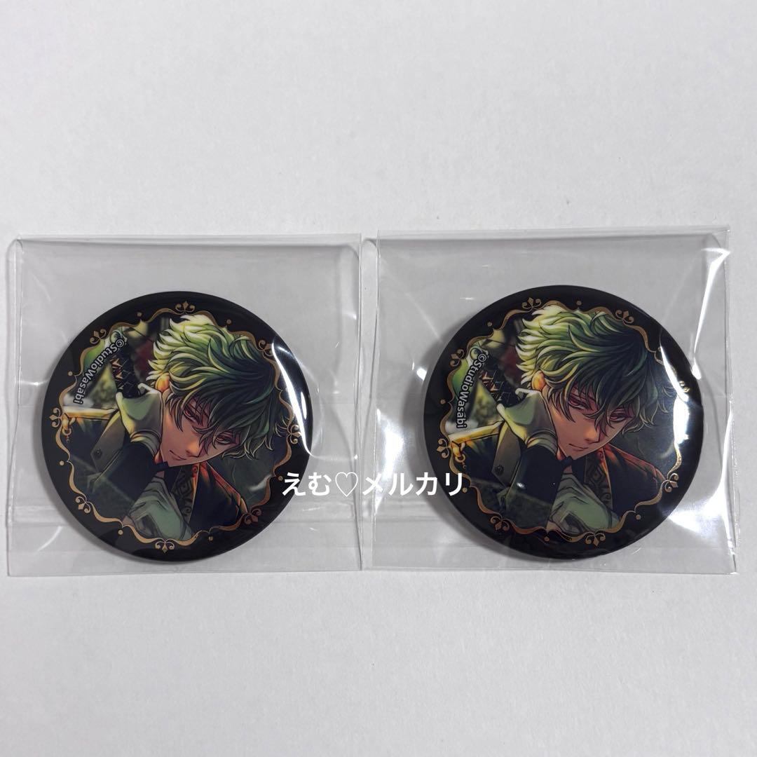 あくねこ 缶バッジ ハナマル 2点セット - メルカリ