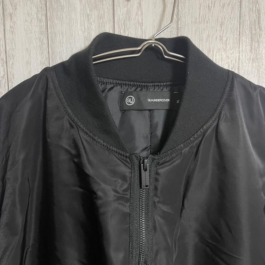 GU×UNDERCOVER MA-1 FreedomNoise XL 黒 極美品 - メルカリ